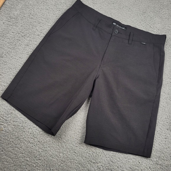 Travis Mathew Other - Travis Mathew Mens 32 Black Golf Shorts‎ Casual Walking Everyday Proceed Caution
